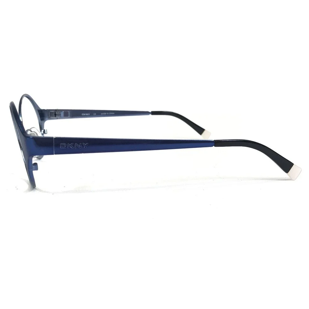 DKNY Eyeglasses Frames DY5019 1094/87 Shiny Blue Round Full Rim 43-23-135